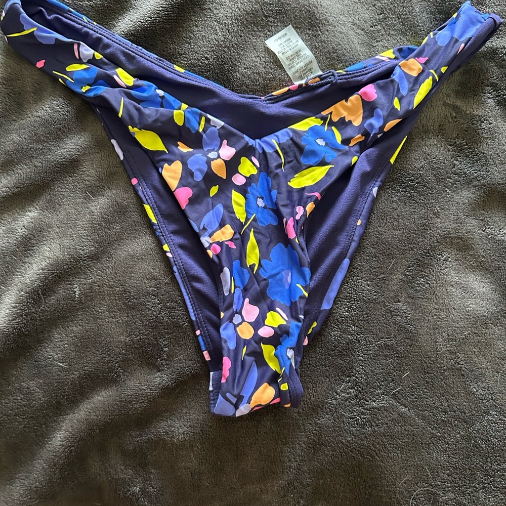 Lulu's Purple Floral Bikini Bottom